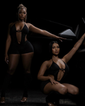 LYRA CONTOUR BODYSUIT - ONYX